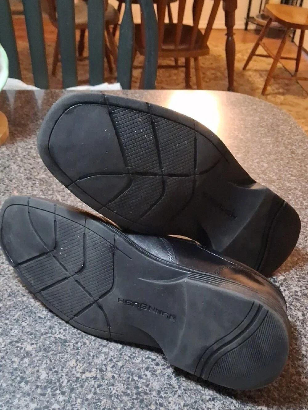 Nunn Bush Black Slip-On Leather Loafers 10 M